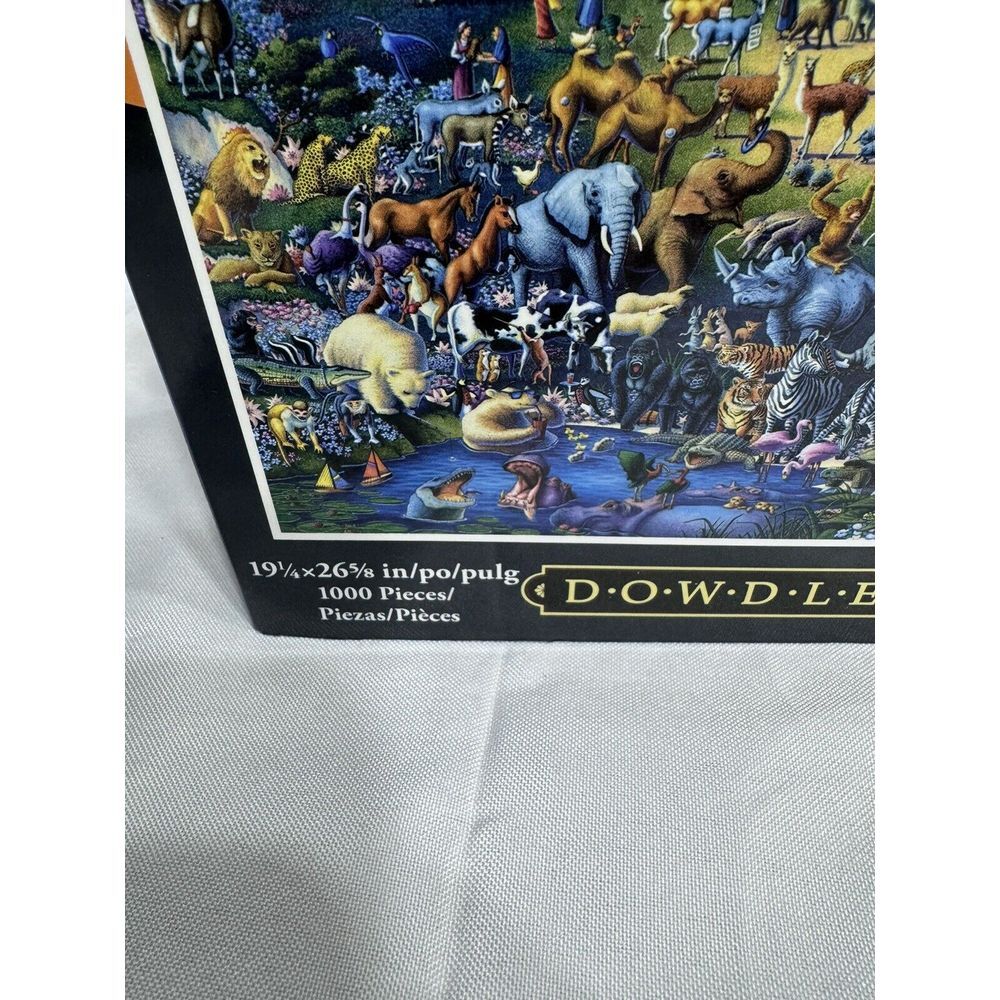 DOWDLE "NOAH'S ARK" RARE PUZZLE 1000 pieces--SEALED NEW IN‎ BOX - Picture 2 of 8